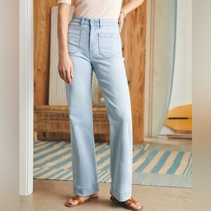 Faherty stretch terry Patch Pocket pant